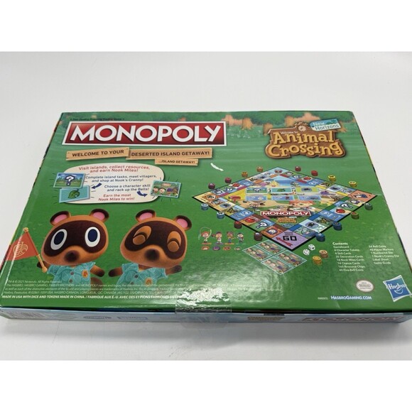 Monopoly Animal Crossing New Horizons Edition Board Game for Kids Ages 8+ - Picture 8 of 8